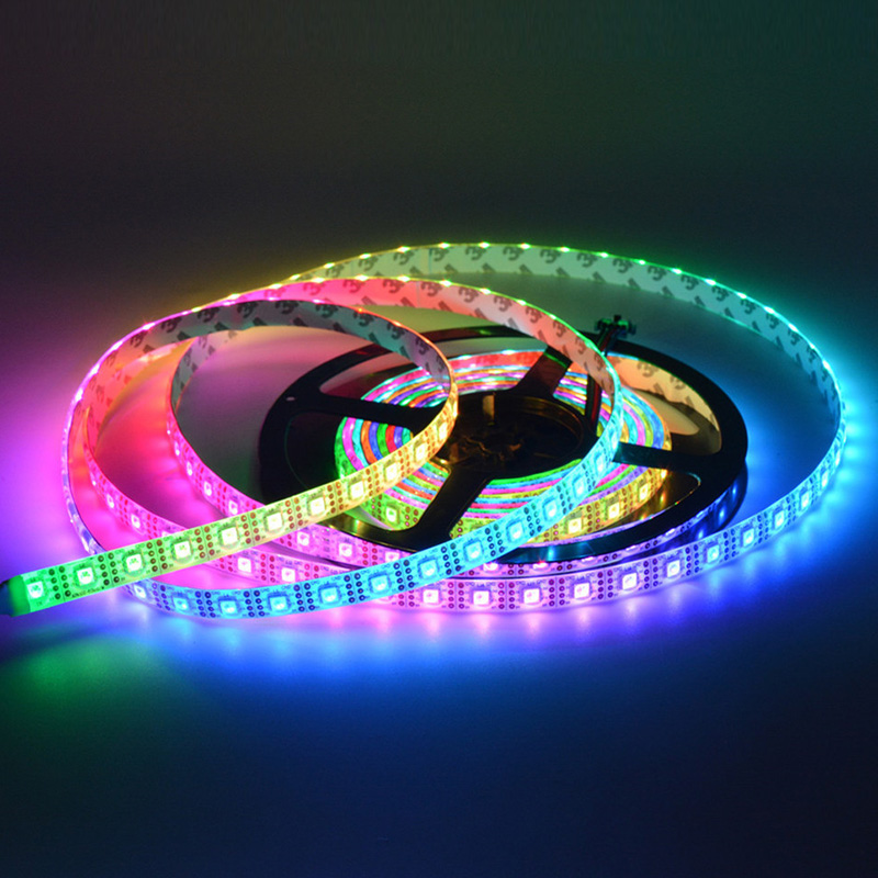 HD108 Individually Addressable RGB Pixel LED Flexible Strip Lights DC5V Full Color Changing